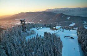 Milleniumsaussichstwarte am Hirschenkogel, © Wiener Alpen, Foto: Franz Zwickl