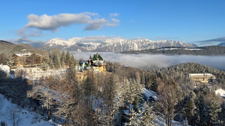 Blick vom Panoramahotel Wagner auf die Winterlandschaft, © Irene Beckmann