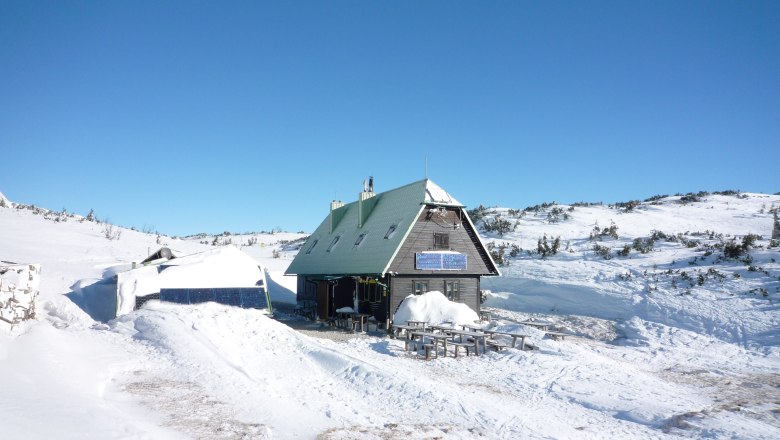 Neue Seehütte Winter, © Neue Seehuette, Foto Doris Eggl