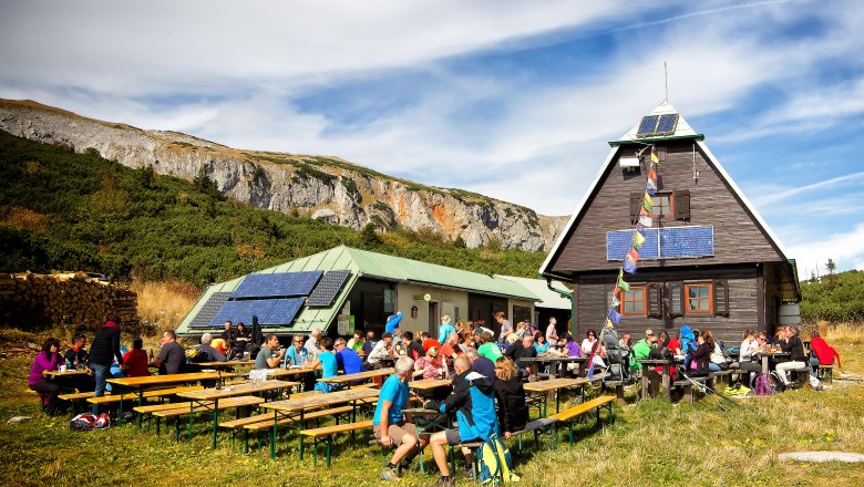 Die Neue Seehütte auf der Rax, © Wiener Alpen, Benjamin Dorfstätter