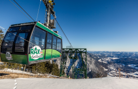 Die Rax-Seilbahn im Winter, © Raxalpen Touristik